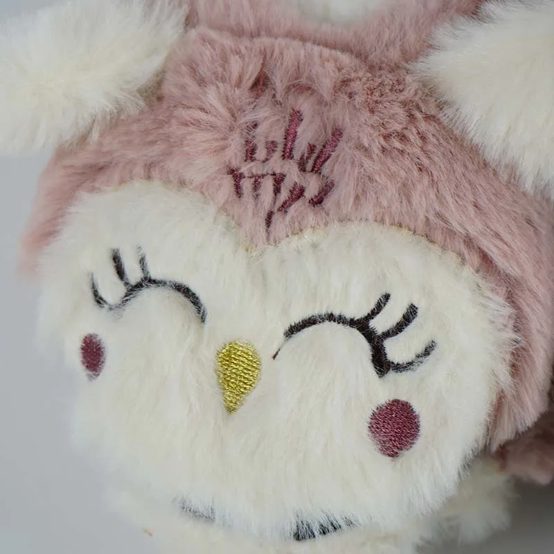 Furry Cute Owl Rabbit Fleece Soft Sole House Fashion Faux Fur Fluffy Womens Slippers