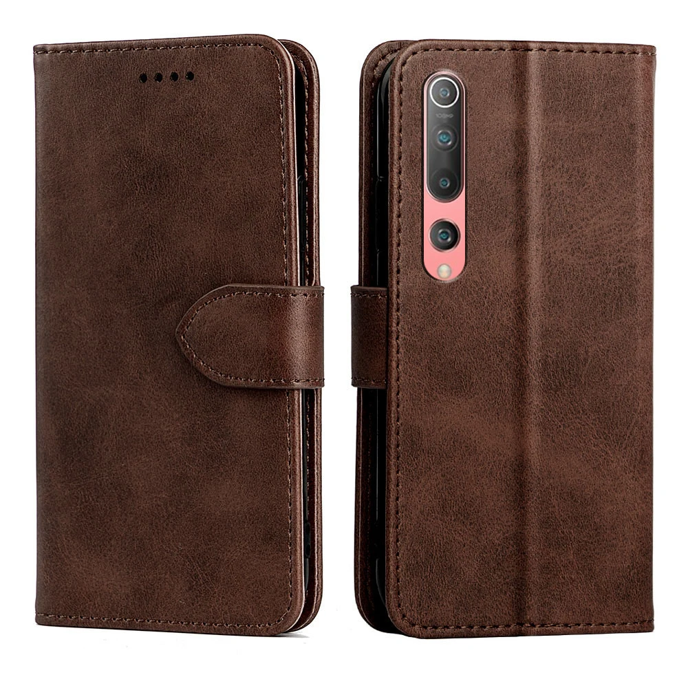 Кожаный чехол-бумажник в стиле ретро для Xiaomi Mi 10 Pro Note 9 CC9 CC9E A3 Redmi 7 Go K20 7S 8 8T