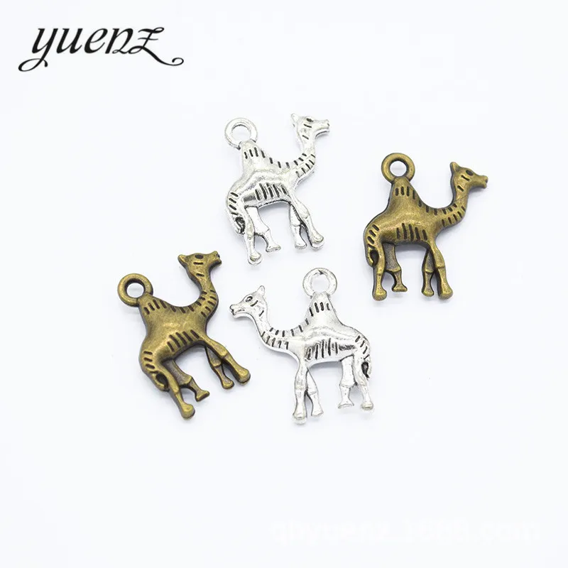 YuenZ Camel charms Zinc alloy Accessories Parts Pendants for DIY Earrings Bracelet Necklace Jewelry Making 22*19mm D9246