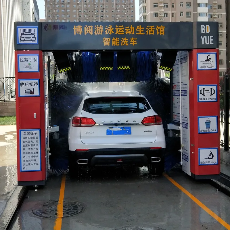 automatic tunnel car wash machine automatic rollover car washing equipment
