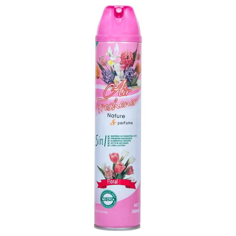 Long lasting smell air fragrance aerosol spray air freshener for apartment