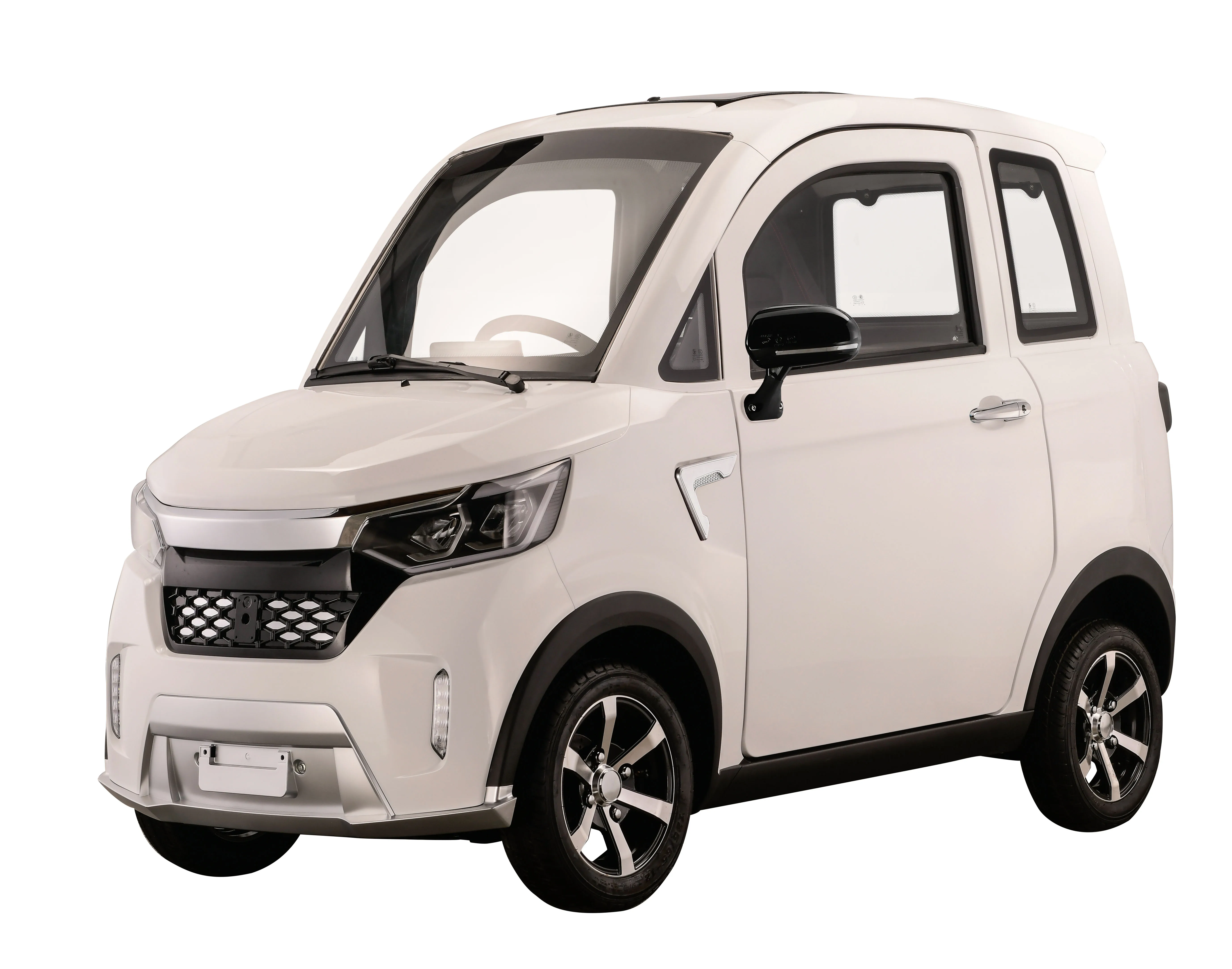 2000W New Energy 4 Wheels Electric Car Fully Enclosed Cargo Vehicles With 60v Battery For Adult Use electric tricycle
