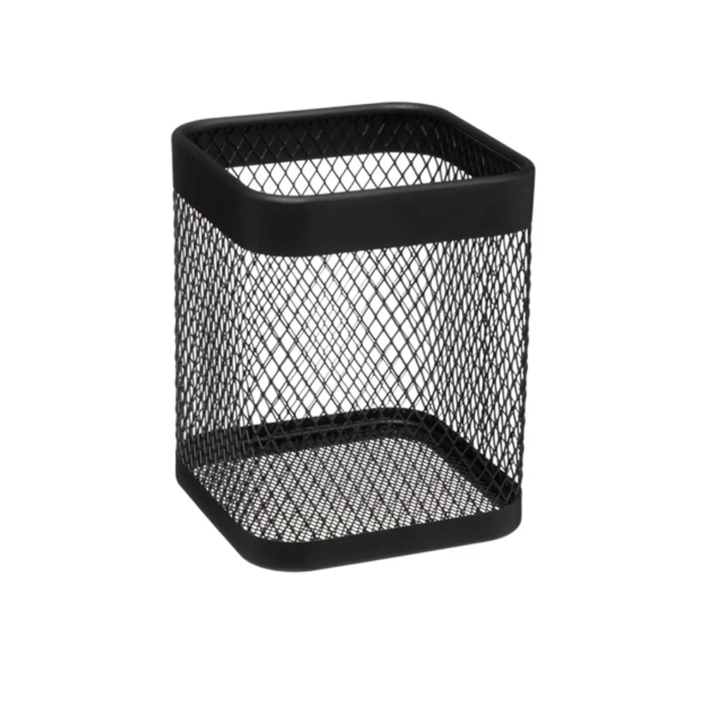 2023 Metal Wire Mesh Basket Fruit Snacks Sundries Storage box with Wood Handle mesh storage basket iron storage basket