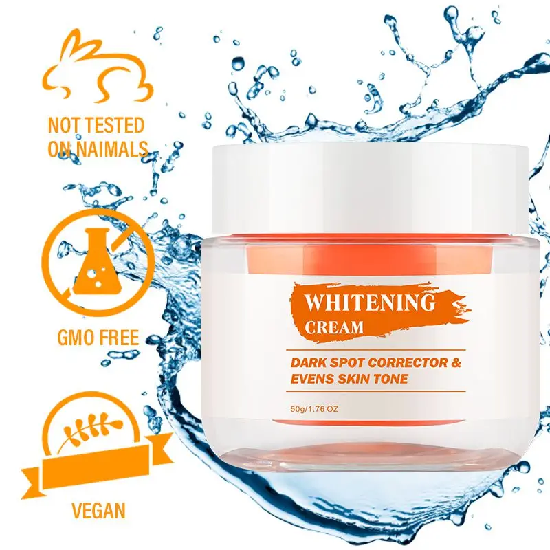 OEM facial skin care dark spots removal moisturizing anti aging arbutin beauty face cream whitening freckle