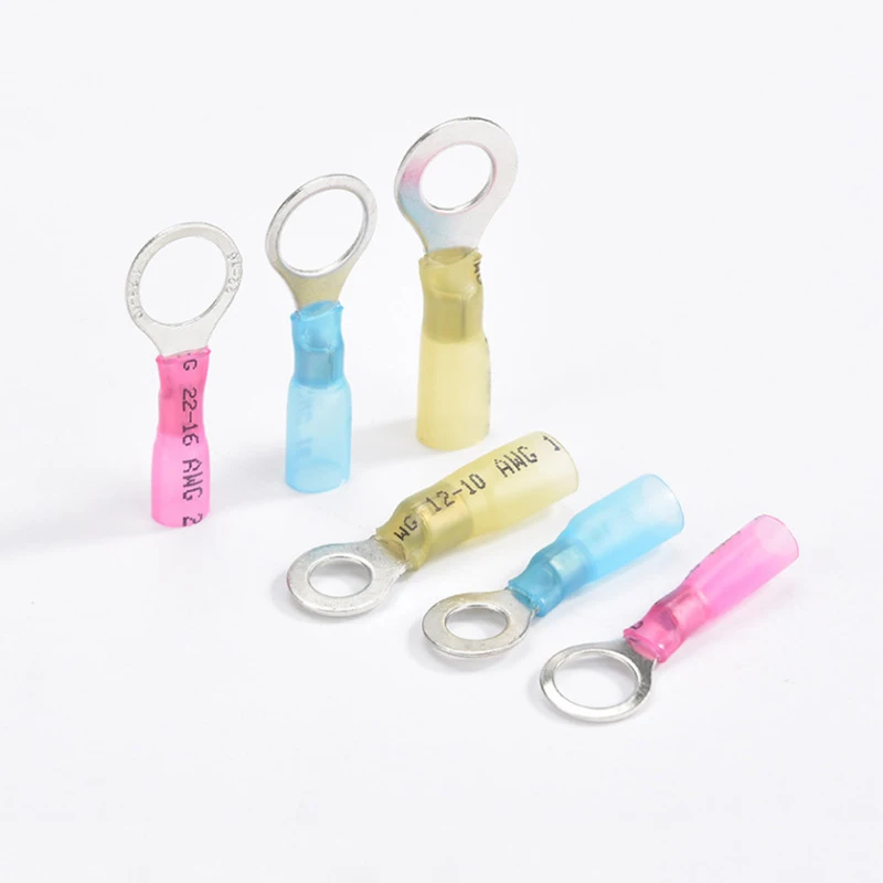 Популярные медные кольцевые клеммы автомобильные Термоусадочные соединители для проводов стыковой