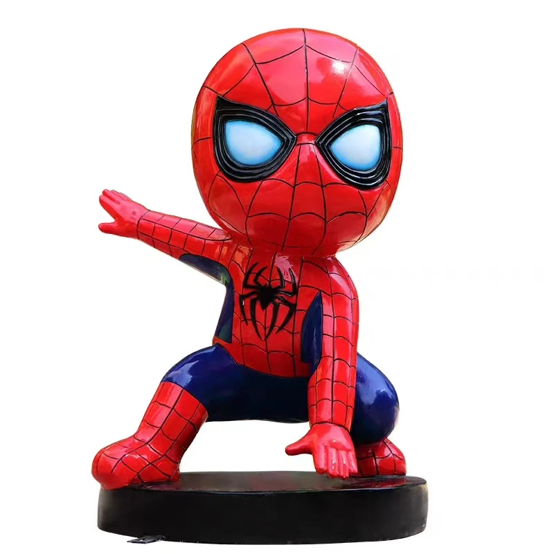 Outdoor Decoration Park Decoration Action Figures Life Size 4ft Cartoon Hero Marvel Cartoon Figure Statue