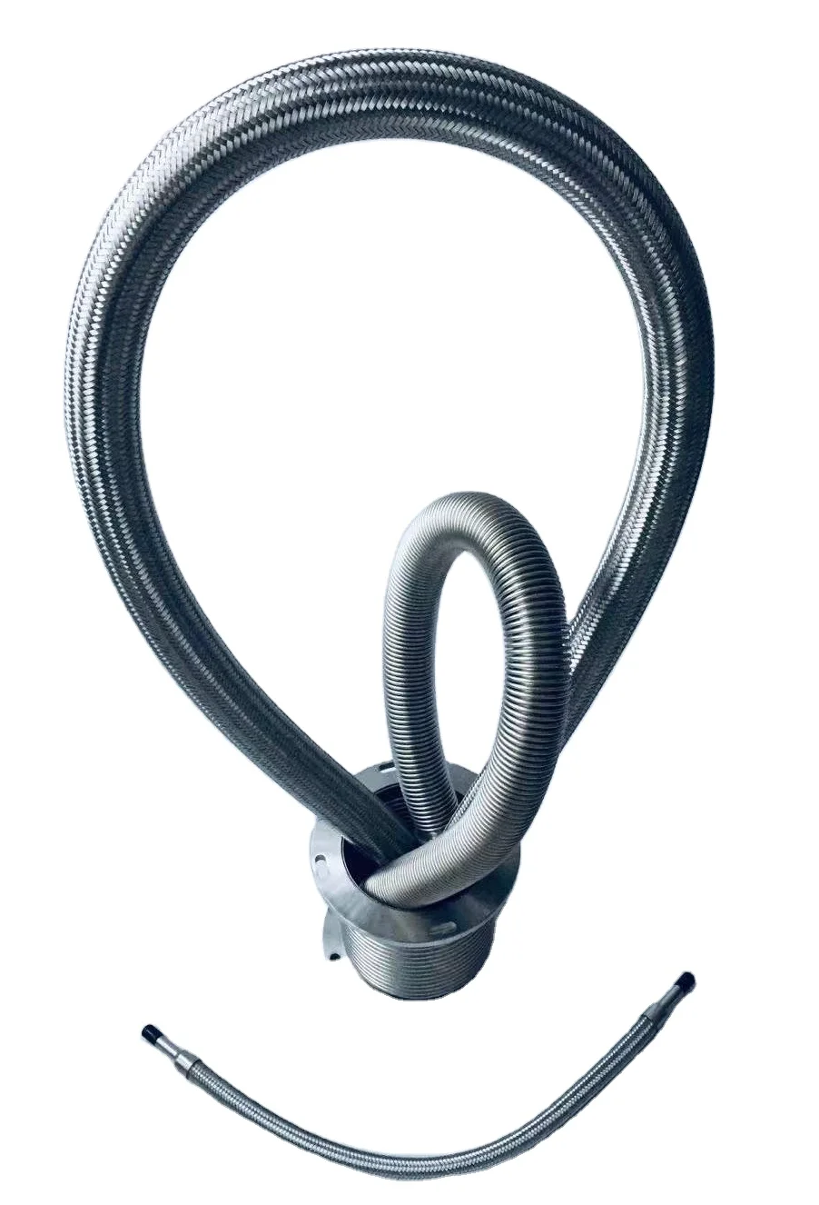 high  pressure stainless steel flexible metal tubing corrugated flex steel braided hose tube pipe joint
