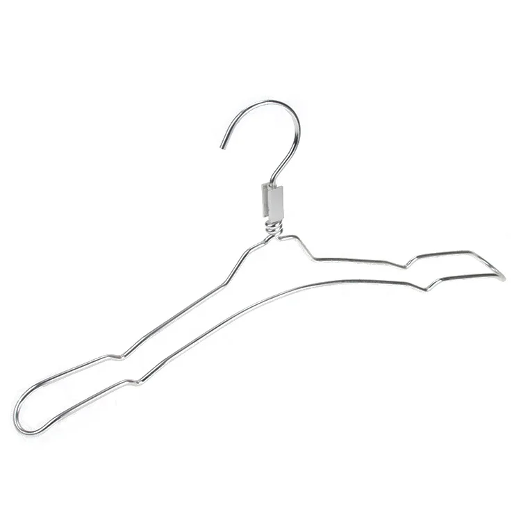 Hot sale shop wholesale non slip wire metal aluminium black gold iron custom laundry clothes dress shirt hangers manufacturer