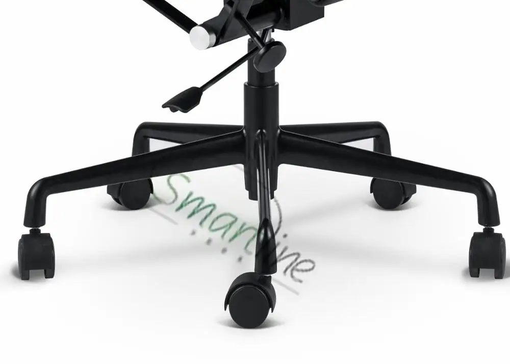 
Black Matted 117 Aluminum Thin pad office chair 