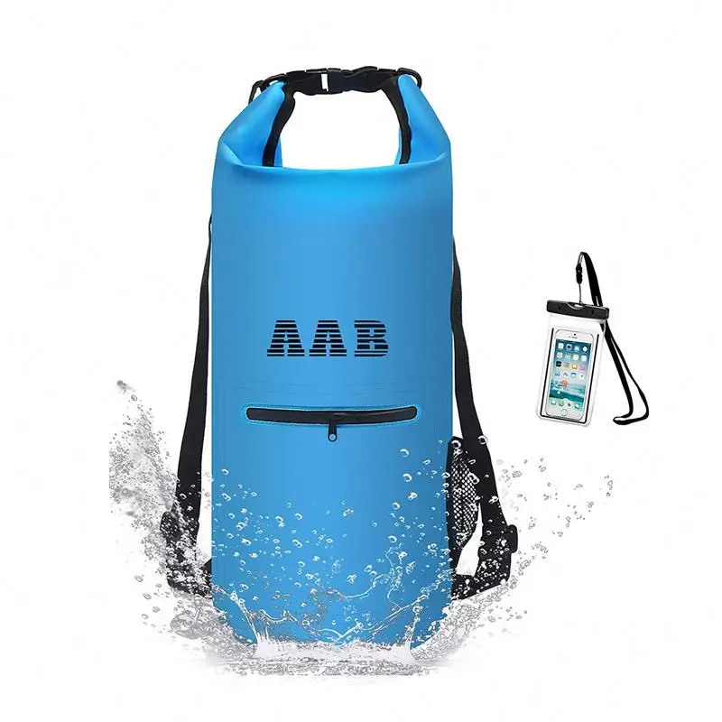 Waterproof dry bag polyester PVC bag for Beach Boating Hiking Camping Fishing Outdoor Activities