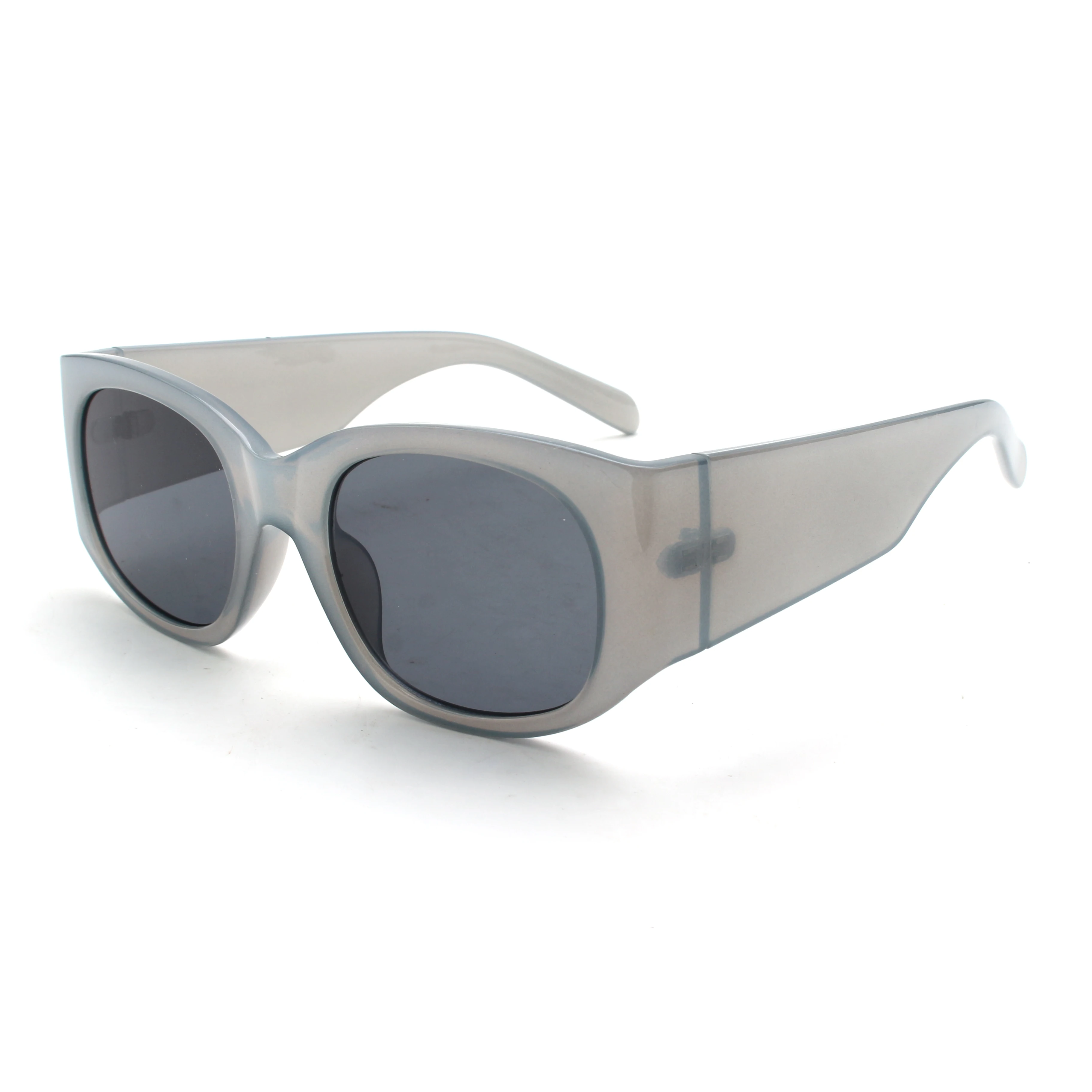 Small Square Frame Sunglasses Retro Thick Legs Uv Protection Sunglasses Wholesale at eye frames uv400 custom logo
