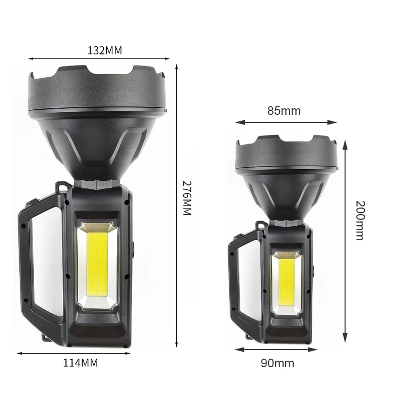 PX5 Waterproof 6 modes Rechargeable 2000 Lumen Super Bright LED Handheld Flashlight Spotlight with USB Output