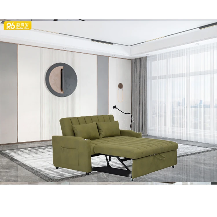 Modern design American upholstery sofa bed fashion Seat Living Room Furniture Sofa Beds Provide USB Port