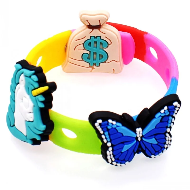 wholesale rubber croc charms McDonald pvc shoe charms for croc