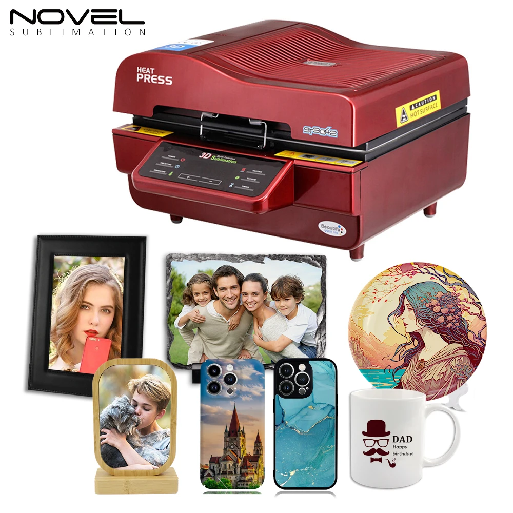 Mug T Shirt Cell Phone Case Printer Heat Press Sublimation Digital Printing Machine ST-3042 3D Sublimation Vacuum Machine