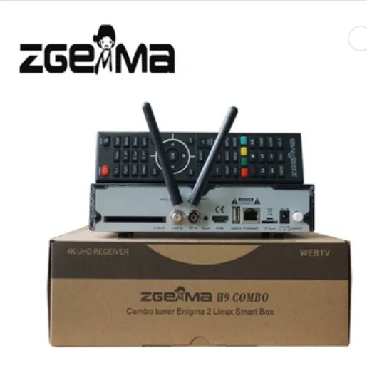 ZGEMMA H9 Combo с CI + DVB-S2X DVB-T2/C Dual WIFI Enigma2 Linux 4K Ultra HD 2160p спутниковый