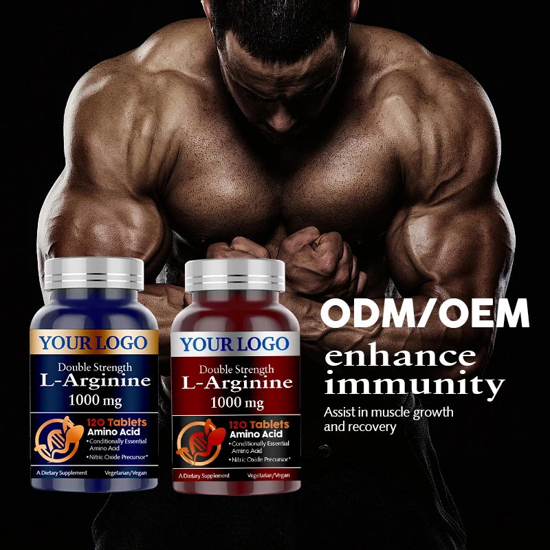 OEM/ODM Wholesale Bulk Price Vegan L Arginine Capsules Amino Acid L-arginine Capsules Sports Nutrition Supplements