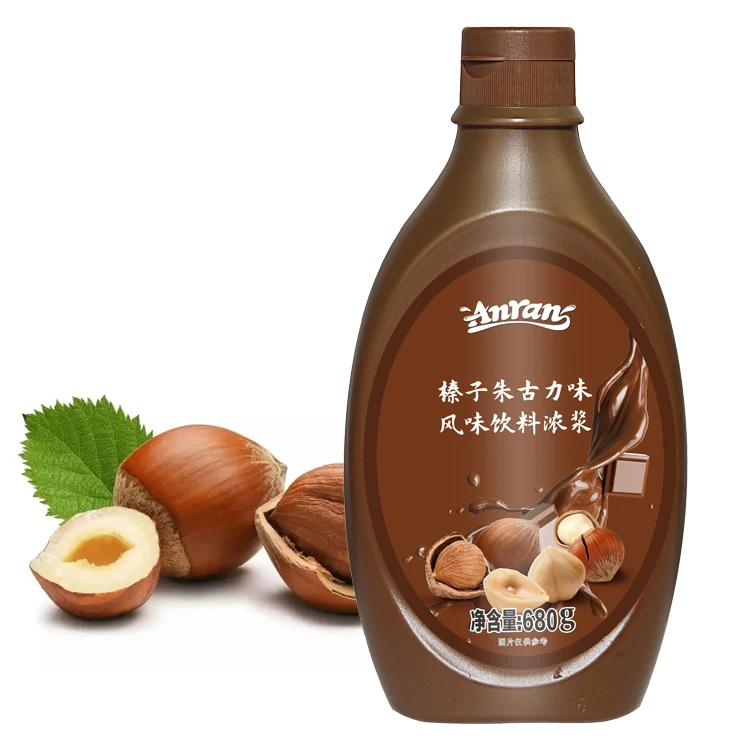 Hazelnut Chocolate  milkshake drink smoothies chocolate jam for milk tea