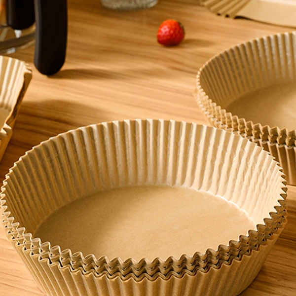 Hot Sales Waterproof Non Stick Biodegradable Disposable Parchment Paper Baking Sheets Air Fryer Liner For Baking Cooking