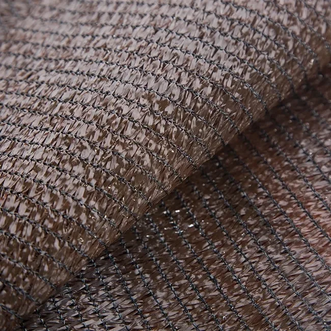 100% HDPE Shadow Mesh with Dark Green, Black, White Color Mesh Shade Net