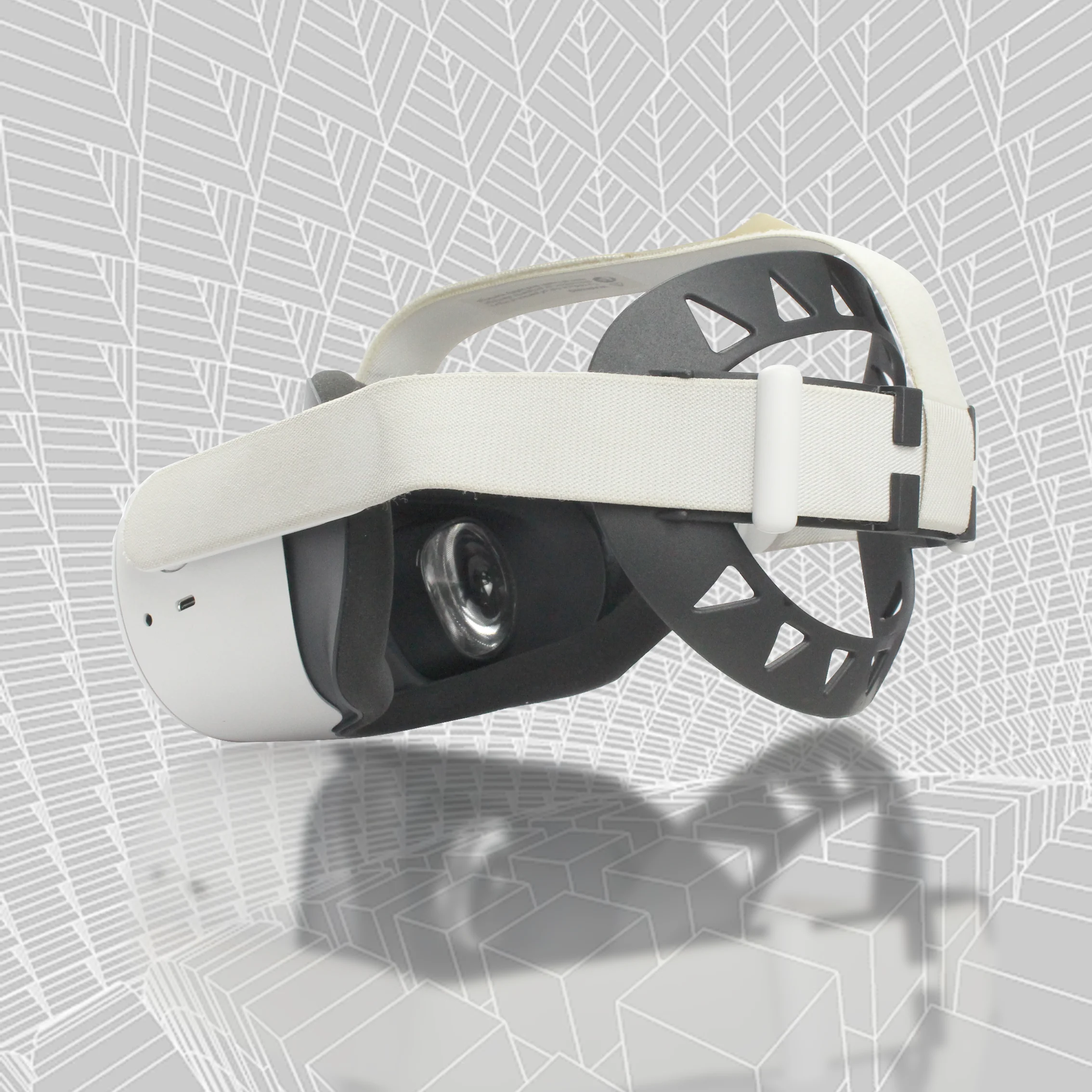 Suitable for Oculus Quest 2 headset back pad, gravity pressure balance comfortable soft TPU pad virtual reality accessories