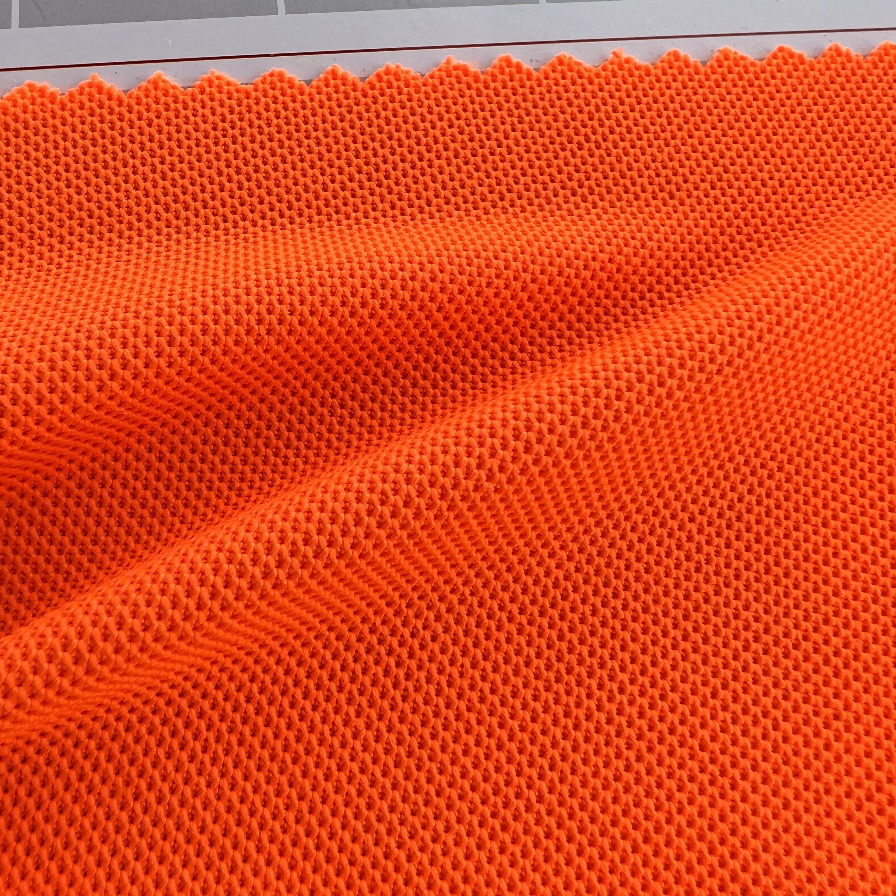 Wholesale Polyester Pique Fleece 100% Polyester Fluorescent Safety Vest Fabric