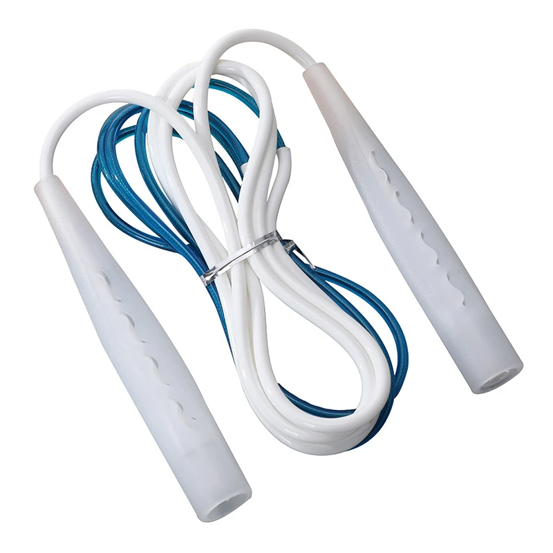 Best Quality China Manufacturer Yoga Professional PVC Steel Rope Adjustable Weighted Jump Rope Skipping