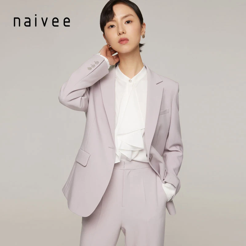 
naivee sping series quality casual blazer office lady women coat women slim suit for ladies minimalist 