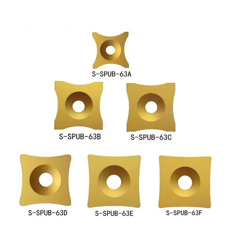 China Factory processing steel turning inserts CNC indexable tungsten carbide turning tools S-SPUB-63B YBC151scarfing inserts