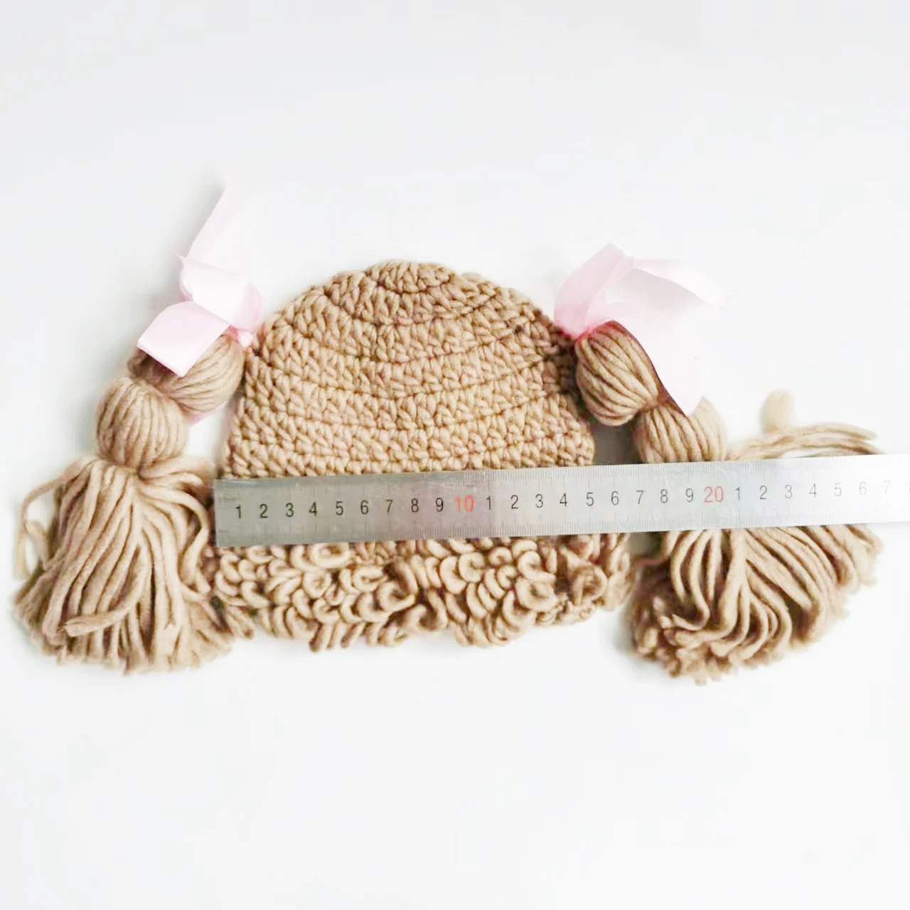 Handmade kids Knitted Braid Hat Mea Culpa Beanies Funny Hat Baby Yarn knitted Hats for 2 to 8 Children Girls