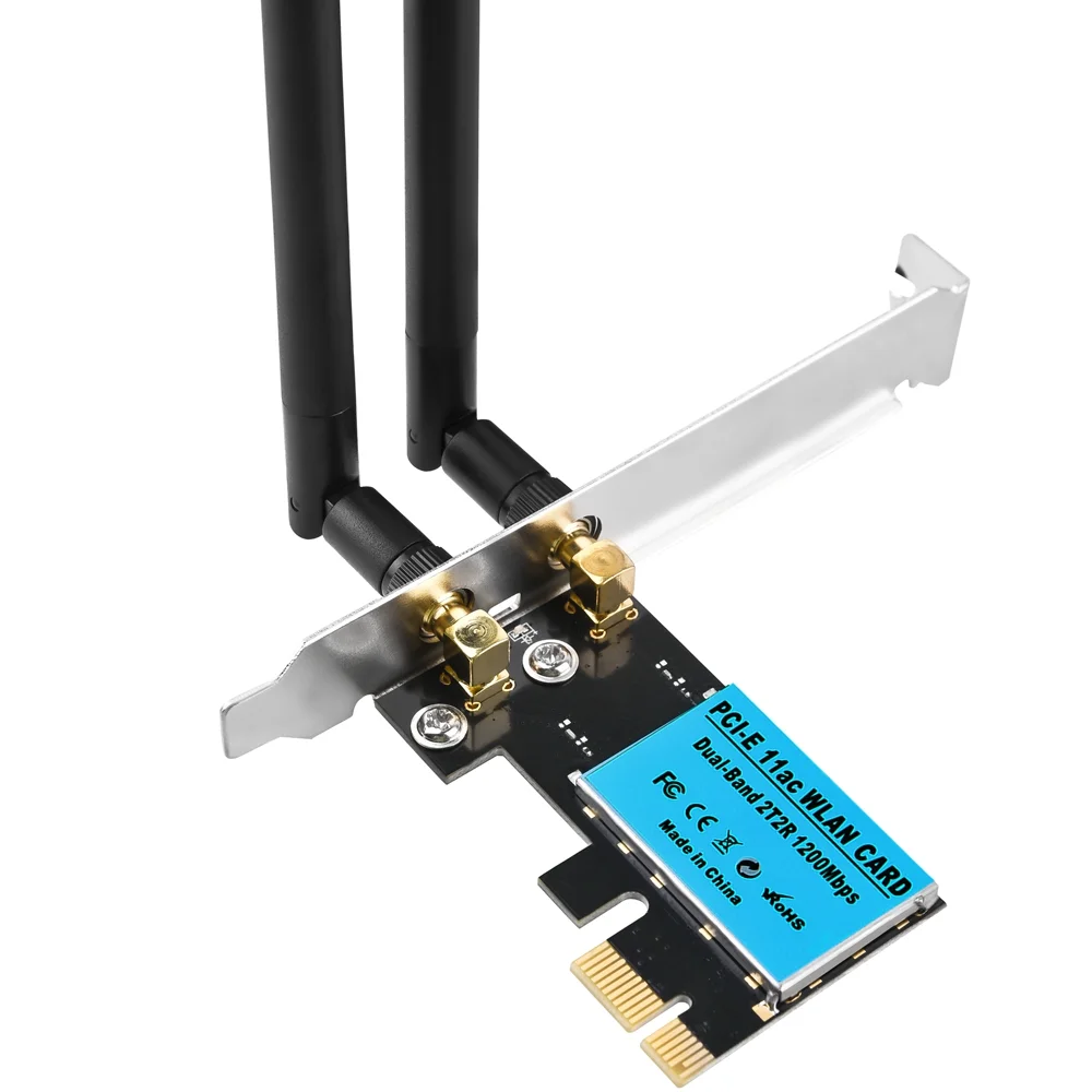 OEM 802.11AC/N PCI-E Wireless Dual-band Network Card High Speed 1200Mbps Wireless Adapter
