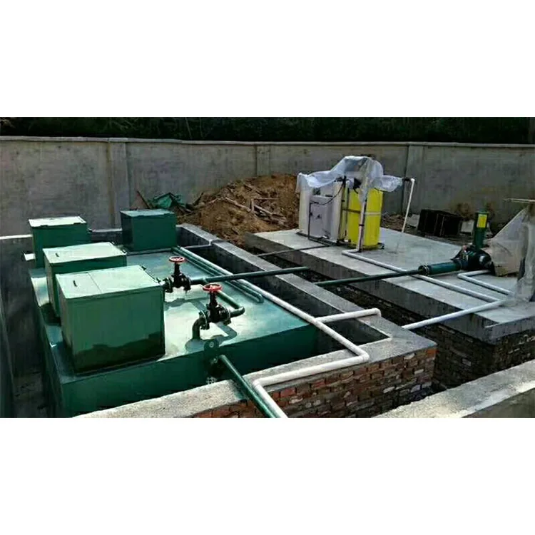 Domestic integrated sewage treatment system