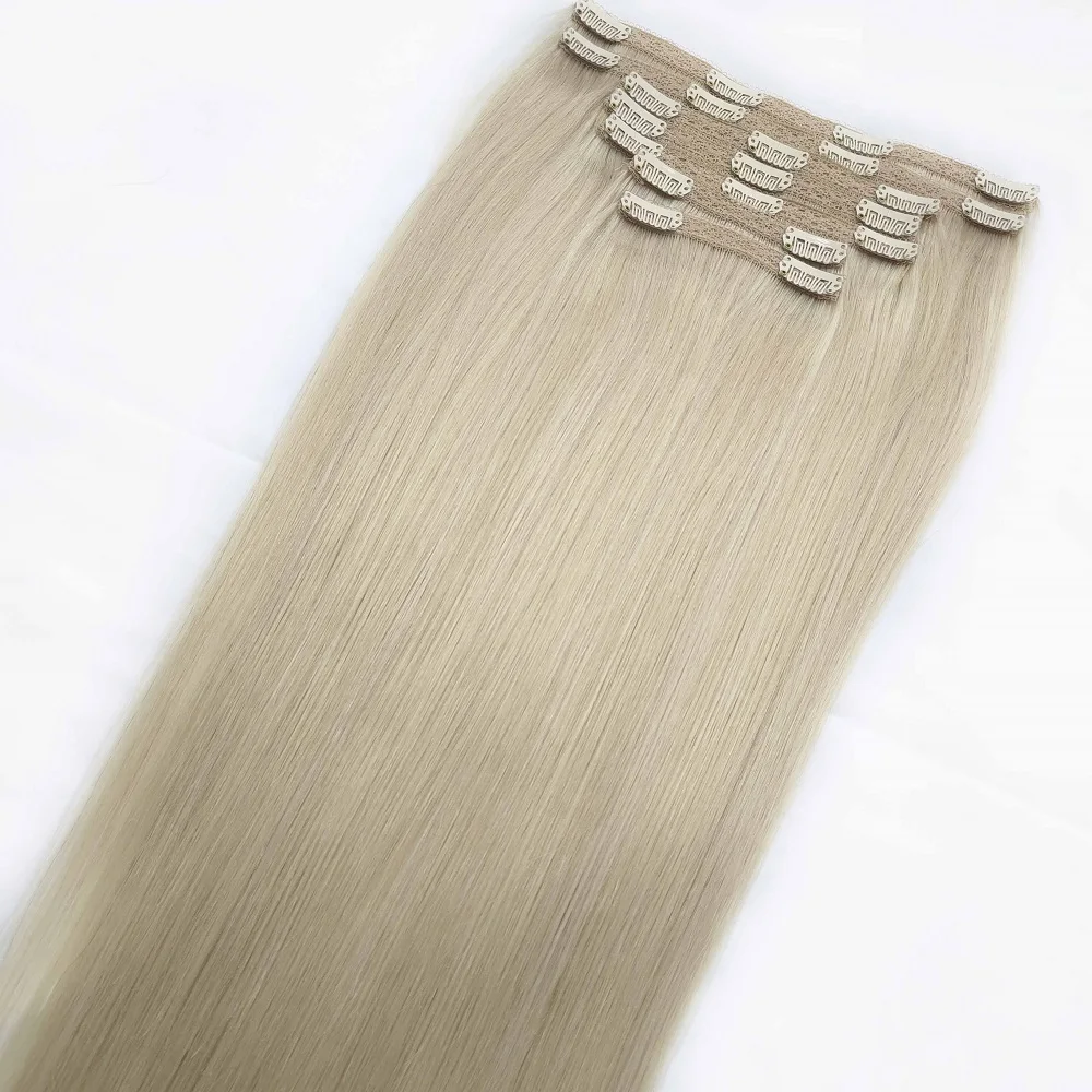 Real Natural Human Hair Thick Tail Ratio Clip In Hair Extensions Honest Chinese Suppliers Perruque Vrai Cheveux