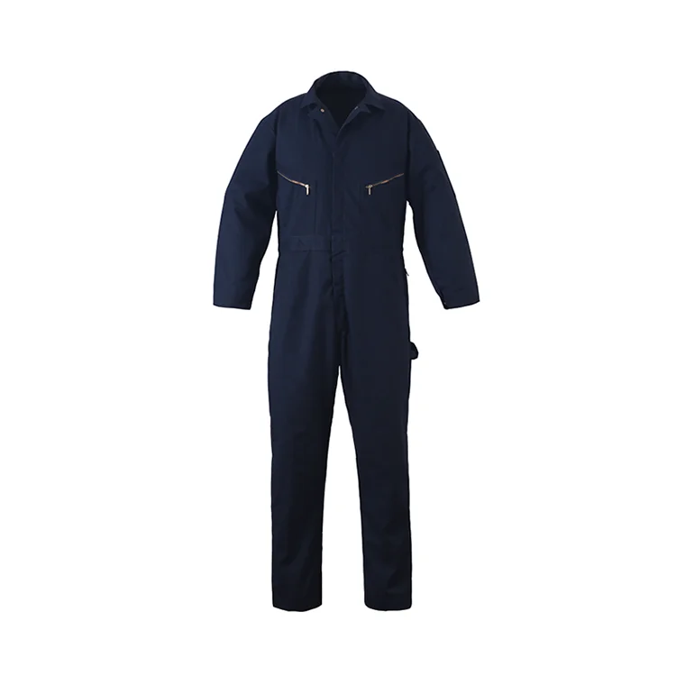 Garage Manufacture Uniform 100% Cotton Fireproof Function Fireproof Clothing Work Clothes Boiler Suits for Man
