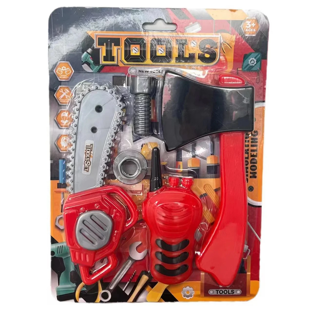 New Hot Selling 2023 Simulation Fireman Tool Set  Role&Pretend Play Toys Plastic workshop Tool For Kids
