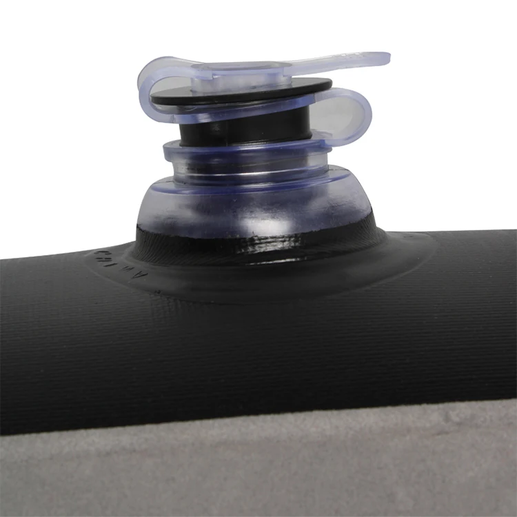 BS-H21 188*73*25cm 21 hole low bed with pillow built-in foot pump foot press clear foldable electric air pump flocking