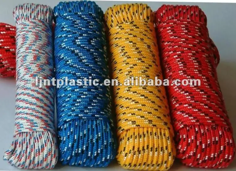 Wholesale  3mm 4mm 5mm 6mm 7mm 8mm 10mm 12mm Nylon Braided Rope cord 1-20mm PP/Polyester/Nylon Ropesfor bracelet haryard