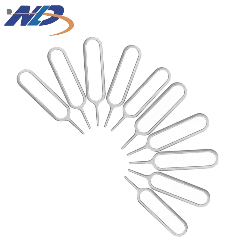 NLD Free Sample 316 304 Stainless Steel 0.1-2mm NeedleTray Removal Eject  SIM Card Pin for Phone