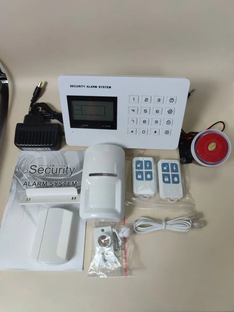 Hot sale Auto Dial PSTN&GSM Dual Network Burglar Security Alarm System Intruder Alert Wireless GSM Home Alarm System