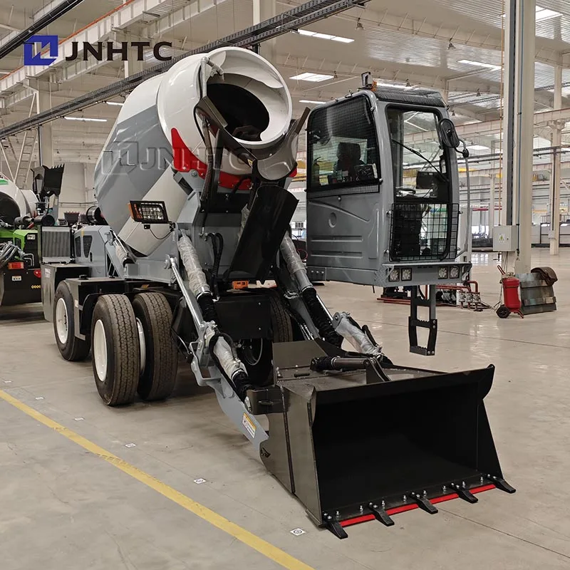 2.6 Yard Concrete Mixer Trailer New Concrete Mixer Truck Self Loading Small Concrete Mixers Tank