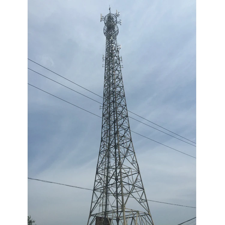 Самоопорная угловая Стальная Сетчатая коммуникационная Мобильная сигнальная башня