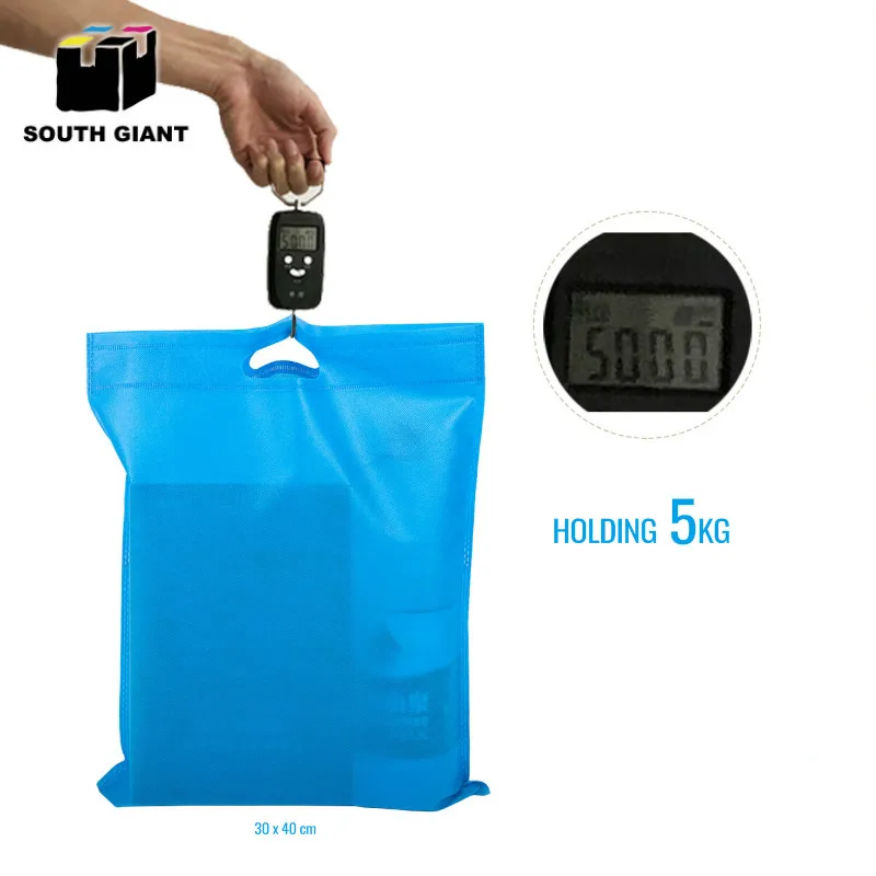 
Customize Brand Promotional Recycle Zhejiang Flat D Cut Non Woven Gift Bag 