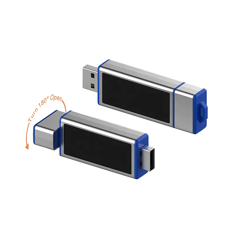 Fashion usb stick UP196 180 degree Gryo LED USB flash drive