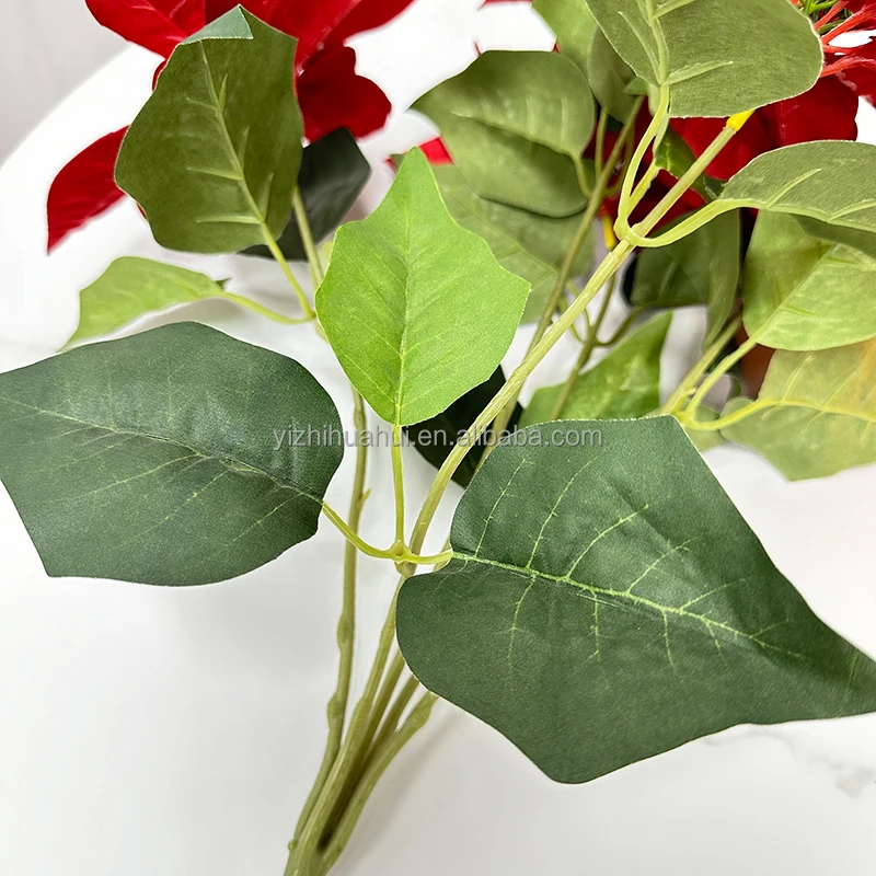 wholesale simulation christmas decorative artificial flowers in the living room and other christmas decorations