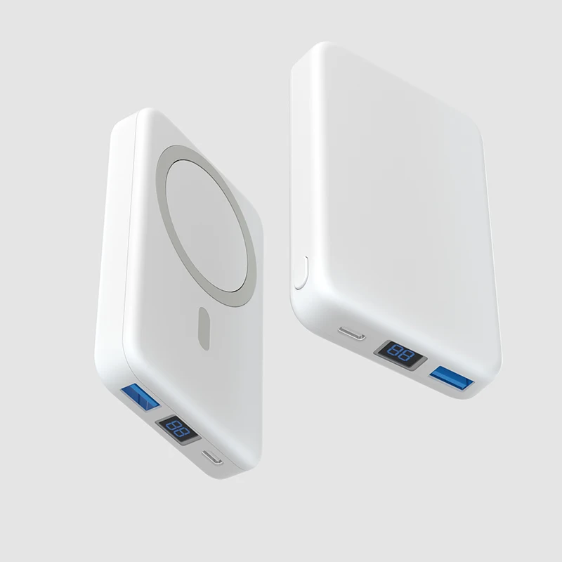 Magnetic 10000mAh 22.5W output smart mini slim power bank fast charging