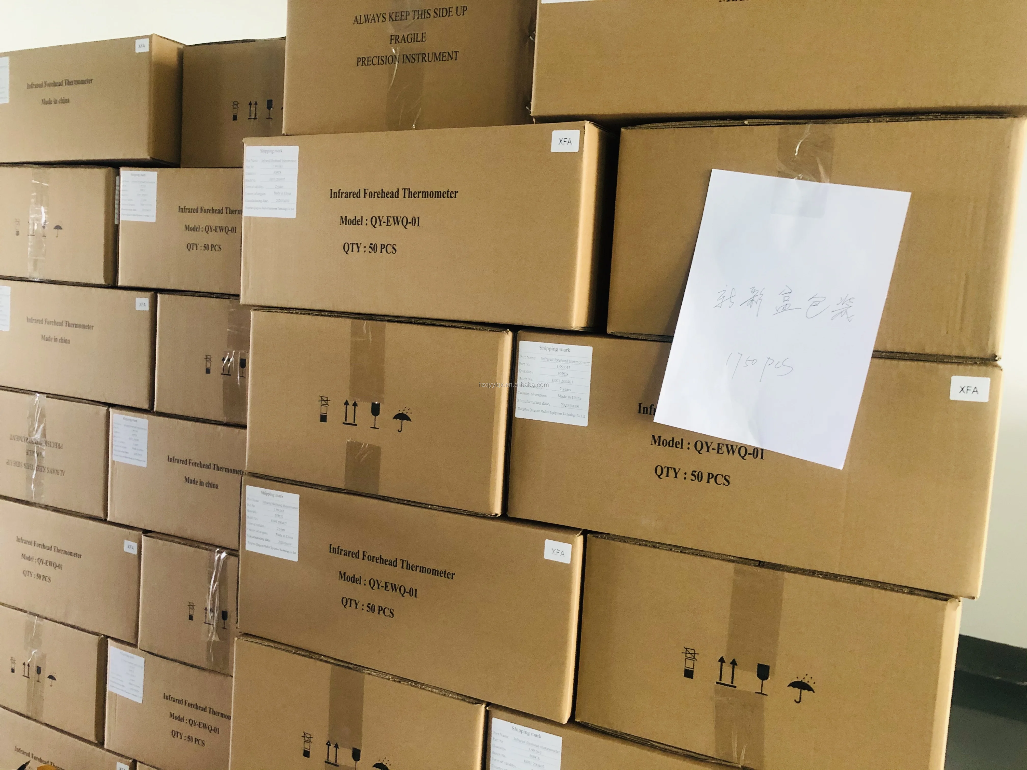 
Manufacturer Digital No contact Infrared Medical forehead Thermometer Capacity 50000pcs per day 