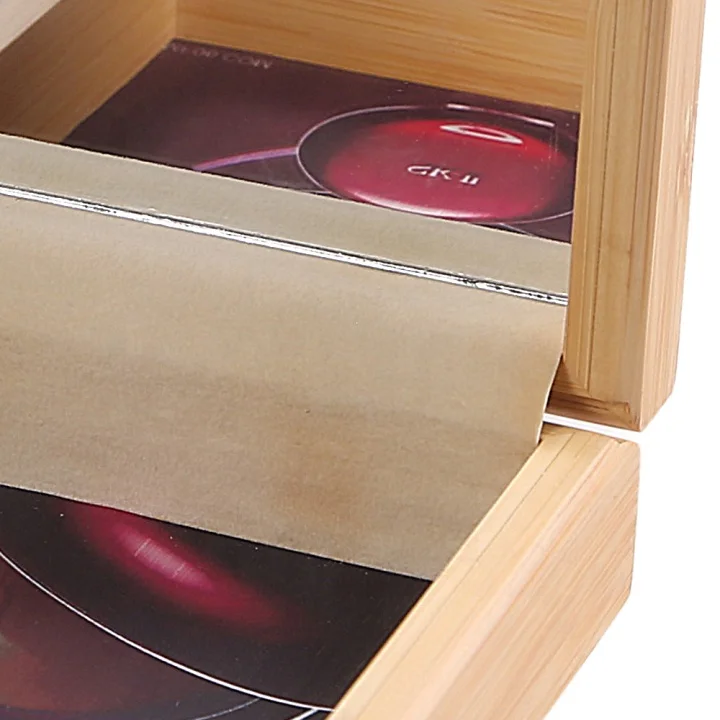 Factory OEM customization Bamboo cosmetic packaging eye shadow palette packaging box