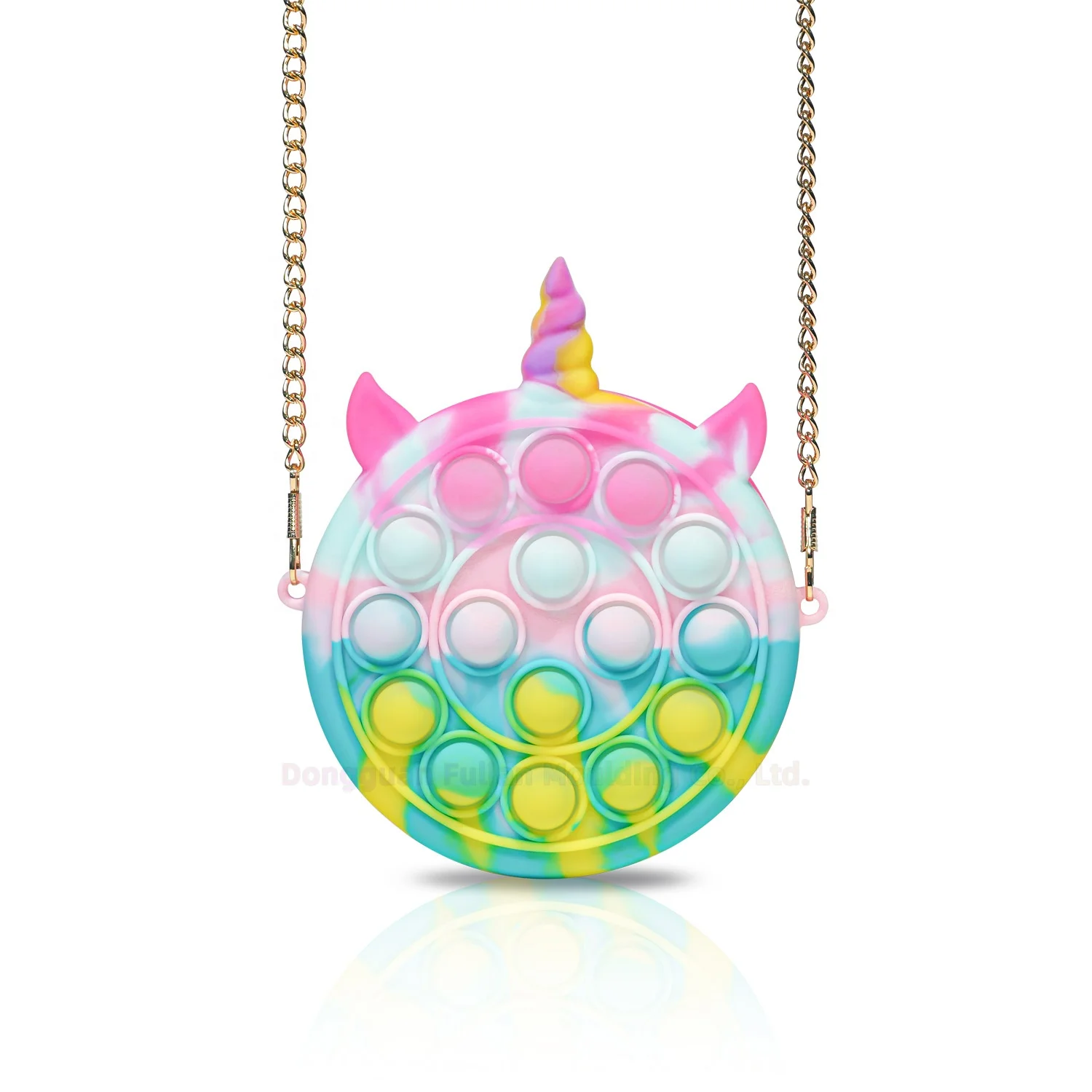 C1 High-quality New Unicorn Pop purse Large-capacity Pop Fidget Toy Popiting Bags Fidgets For Girls