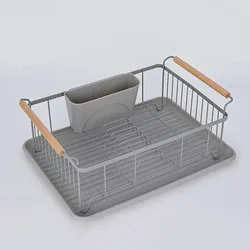 Dish Drying Rack , Collection Dish Drainer Drain Board and Utensil Holder