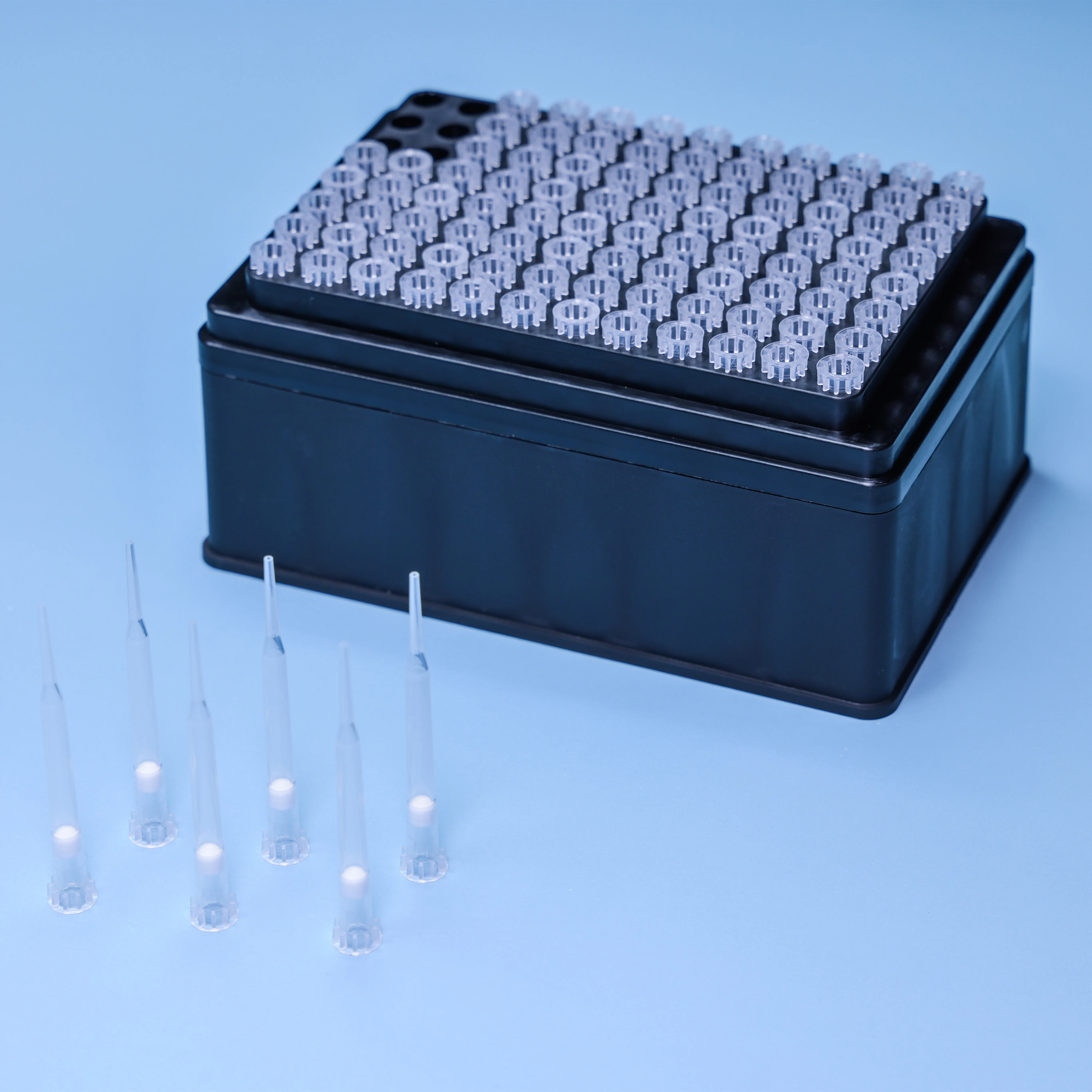 Прозрачный Роботизированный наконечник пипетки Agilent 250ul с фильтром